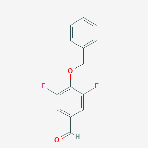 Benzaldehyde, 3,5-difluoro-4-(phenylmethoxy)- Benzaldehyde, 3,5-difluoro-4-(phenylmethoxy)-