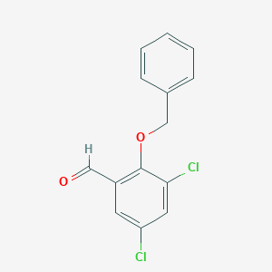 Benzaldehyde, 3,5-dichloro-2-(phenylmethoxy)-