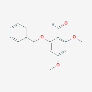 2-(benzyloxy)-4,6-dimethoxybenzaldehyde 2-(benzyloxy)-4,6-dimethoxybenzaldehyde