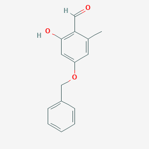 Benzaldehyde, 2-hydroxy-6-methyl-4-(phenylmethoxy)-