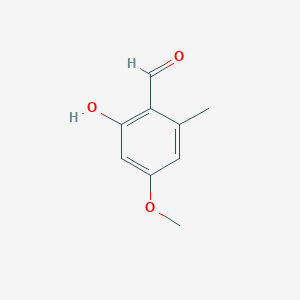 Benzaldehyde, 2-hydroxy-4-methoxy-6-methyl- Benzaldehyde, 2-hydroxy-4-methoxy-6-methyl-