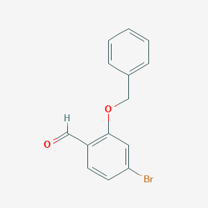 Benzaldehyde, 4-bromo-2-(phenylmethoxy)-