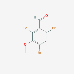 Benzaldehyde, 2,4,6-tribromo-3-methoxy- Benzaldehyde, 2,4,6-tribromo-3-methoxy-