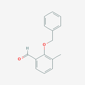 Benzaldehyde, 3-methyl-2-(phenylmethoxy)- Benzaldehyde, 3-methyl-2-(phenylmethoxy)-