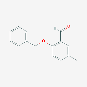 Benzaldehyde, 5-methyl-2-(phenylmethoxy)- Benzaldehyde, 5-methyl-2-(phenylmethoxy)-