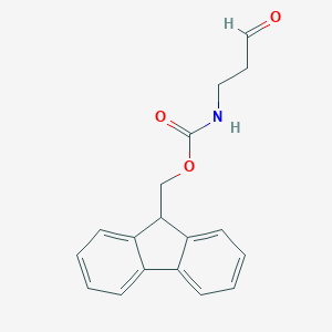 Carbamic acid, N-(3-oxopropyl)-, 9H-fluoren-9-ylmethyl ester Carbamic acid, N-(3-oxopropyl)-, 9H-fluoren-9-ylmethyl ester