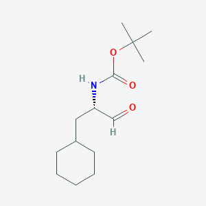 tert-butyl [(1S)-2-cyclohexyl-1-formylethyl]carbamate
