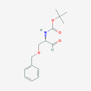 Carbamic acid, [(1S)-1-formyl-2-(phenylmethoxy)ethyl]-, 1,1-dimethylethyl ester (9CI)