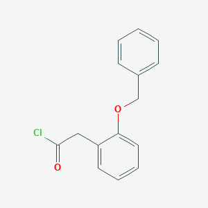 Benzeneacetyl chloride, 2-(phenylmethoxy)- Benzeneacetyl chloride, 2-(phenylmethoxy)-