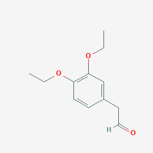 Benzeneacetaldehyde, 3,4-diethoxy- Benzeneacetaldehyde, 3,4-diethoxy-