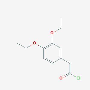 Benzeneacetyl chloride, 3,4-diethoxy- Benzeneacetyl chloride, 3,4-diethoxy-