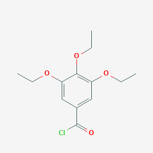 Benzoyl chloride, 3,4,5-triethoxy- Benzoyl chloride, 3,4,5-triethoxy-