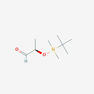 Propanal, 2-[[(1,1-dimethylethyl)dimethylsilyl]oxy]-, (2R)-
