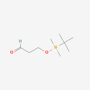 3-[(tert-Butyldimethylsilyl)oxy]-1-propanal