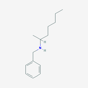 Benzenemethanamine, N-(1-methylhexyl)- 