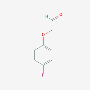 Acetaldehyde, (4-fluorophenoxy)- Acetaldehyde, (4-fluorophenoxy)-