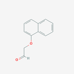 Acetaldehyde, 2-(1-naphthalenyloxy)- Acetaldehyde, 2-(1-naphthalenyloxy)-