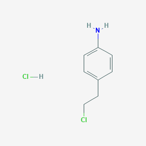 Benzenamine, 4-(2-chloroethyl)-, hydrochloride Benzenamine, 4-(2-chloroethyl)-, hydrochloride