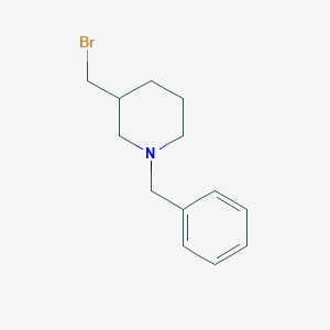 Piperidine, 3-(bromomethyl)-1-(phenylmethyl)- Piperidine, 3-(bromomethyl)-1-(phenylmethyl)-