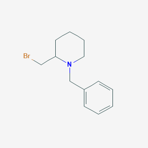 Piperidine, 2-(bromomethyl)-1-(phenylmethyl)- Piperidine, 2-(bromomethyl)-1-(phenylmethyl)-