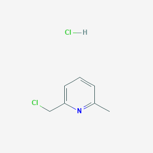 Pyridine, 2-(chloromethyl)-6-methyl-, hydrochloride Pyridine, 2-(chloromethyl)-6-methyl-, hydrochloride
