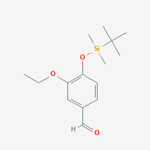 Benzaldehyde, 4-[[(1,1-dimethylethyl)dimethylsilyl]oxy]-3-ethoxy-