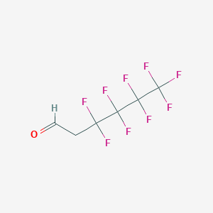Hexanal, 3,3,4,4,5,5,6,6,6-nonafluoro- Hexanal, 3,3,4,4,5,5,6,6,6-nonafluoro-