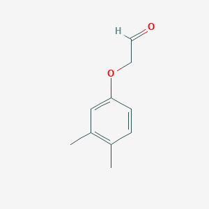 Acetaldehyde, (3,4-dimethylphenoxy)- Acetaldehyde, (3,4-dimethylphenoxy)-