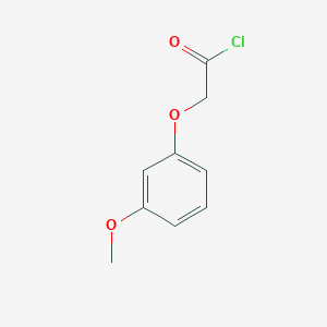 Acetyl chloride, 2-(3-methoxyphenoxy)- Acetyl chloride, 2-(3-methoxyphenoxy)-