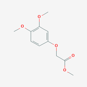 Acetic acid, 2-(3,4-dimethoxyphenoxy)-, methyl ester Acetic acid, 2-(3,4-dimethoxyphenoxy)-, methyl ester