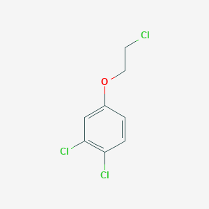 Benzene, 1,2-dichloro-4-(2-chloroethoxy)- Benzene, 1,2-dichloro-4-(2-chloroethoxy)-