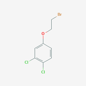 Benzene, 4-(2-bromoethoxy)-1,2-dichloro- Benzene, 4-(2-bromoethoxy)-1,2-dichloro-