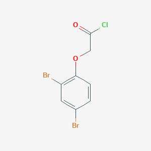 Acetyl chloride, (2,4-dibromophenoxy)- Acetyl chloride, (2,4-dibromophenoxy)-