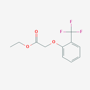 Acetic acid, 2-[2-(trifluoromethyl)phenoxy]-, ethyl ester