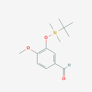 Benzaldehyde, 3-[[(1,1-dimethylethyl)dimethylsilyl]oxy]-4-methoxy-