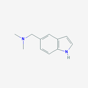 1H-Indole-5-methanamine, N,N-dimethyl- 1H-Indole-5-methanamine, N,N-dimethyl-