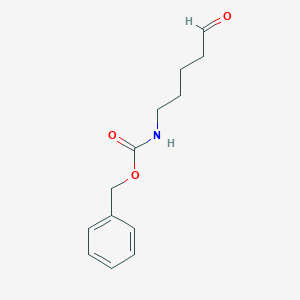 Carbamic acid, (5-oxopentyl)-, phenylmethyl ester Carbamic acid, (5-oxopentyl)-, phenylmethyl ester
