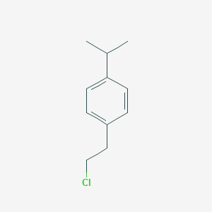 Benzene, 1-(2-chloroethyl)-4-(1-methylethyl)- Benzene, 1-(2-chloroethyl)-4-(1-methylethyl)-