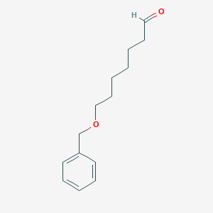 Heptanal, 7-(phenylmethoxy)- Heptanal, 7-(phenylmethoxy)-