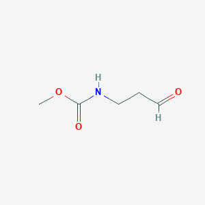 Carbamic acid, (3-oxopropyl)-, methyl ester Carbamic acid, (3-oxopropyl)-, methyl ester