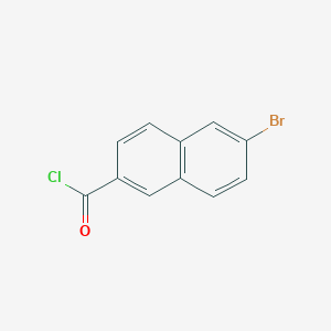 2-Naphthalenecarbonyl chloride, 6-bromo- 2-Naphthalenecarbonyl chloride, 6-bromo-