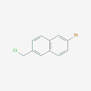 Naphthalene, 2-bromo-6-(chloromethyl)- Naphthalene, 2-bromo-6-(chloromethyl)-