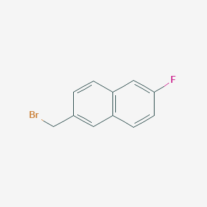 Naphthalene, 2-(bromomethyl)-6-fluoro- Naphthalene, 2-(bromomethyl)-6-fluoro-
