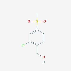 Benzenemethanol, 2-chloro-4-(methylsulfonyl)- Benzenemethanol, 2-chloro-4-(methylsulfonyl)-