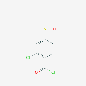 Benzoyl chloride, 2-chloro-4-(methylsulfonyl)- Benzoyl chloride, 2-chloro-4-(methylsulfonyl)-