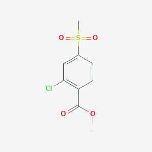 Benzoic acid, 2-chloro-4-(methylsulfonyl)-, methyl ester Benzoic acid, 2-chloro-4-(methylsulfonyl)-, methyl ester