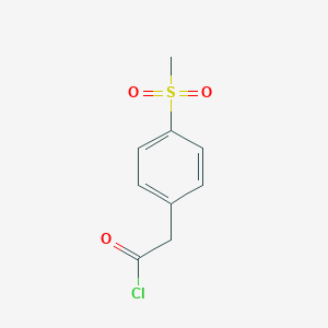Benzeneacetyl chloride, 4-(methylsulfonyl)- Benzeneacetyl chloride, 4-(methylsulfonyl)-
