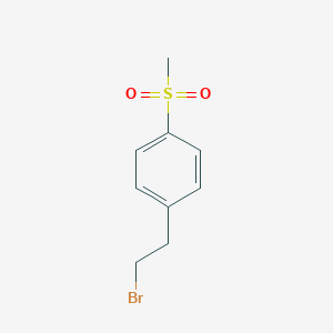Benzene, 1-(2-bromoethyl)-4-(methylsulfonyl)- Benzene, 1-(2-bromoethyl)-4-(methylsulfonyl)-