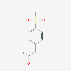 Benzeneacetaldehyde, 4-(methylsulfonyl)- Benzeneacetaldehyde, 4-(methylsulfonyl)-