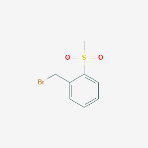 Benzene, 1-(bromomethyl)-2-(methylsulfonyl)- Benzene, 1-(bromomethyl)-2-(methylsulfonyl)-